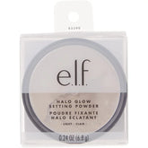 E.L.F Halo Glow Setting Powder, Silky, Weightless, Blurring, Smooths, Minimizes Pores and Fine Lines, Creates Soft Focus Effect, Light, Semi-Matte Finish